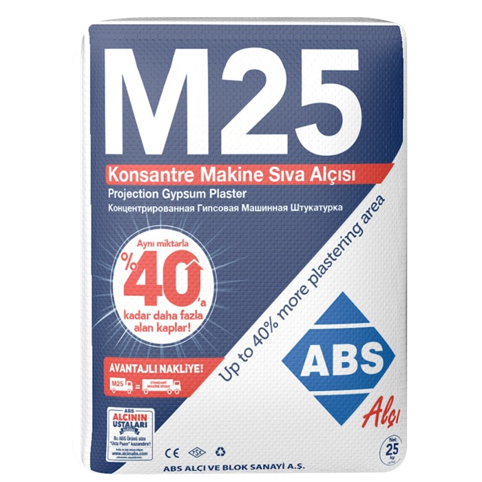 ABS M25 Makine Sıva Alçı