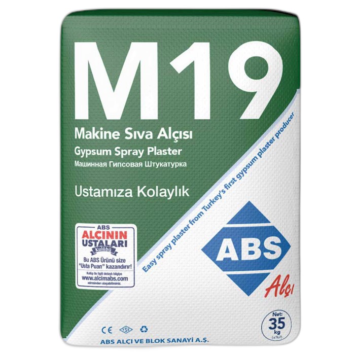 ABS M19 Makine Sıva Alçı