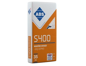 ABS S400 Çimento Esaslı Makine Sıvası (Dış Cephe)